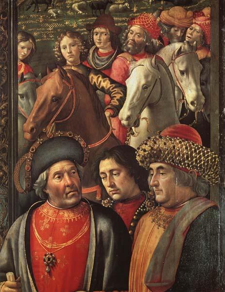 Domenicho Ghirlandaio Details of Anbetung der Konige oil painting picture